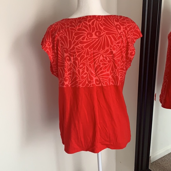 Liz Claiborne Red Top - Picture 3 of 5